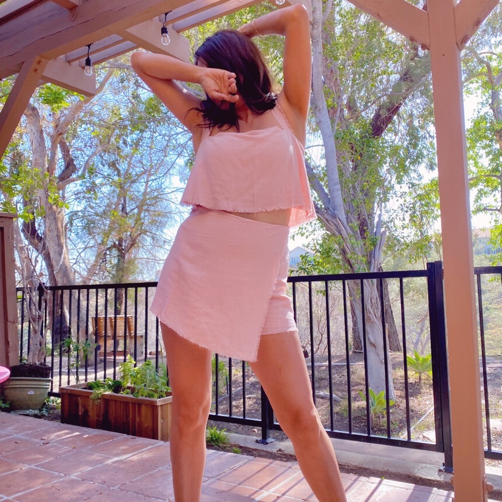 NWT Elle Woods Pink Skort Top Set